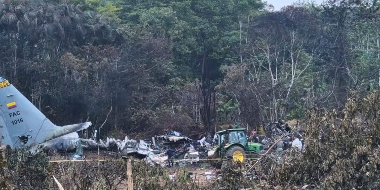 Colombia: aumenta a 69 los muertos por desplome de avión militar