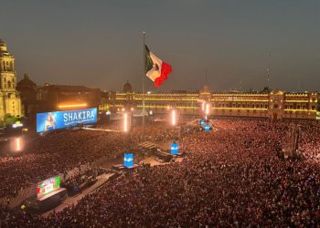 Shakira convocó a más de 400 mil fanáticos